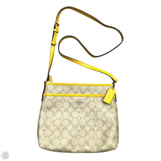Crossbody Designer By Coach, Size: Medium