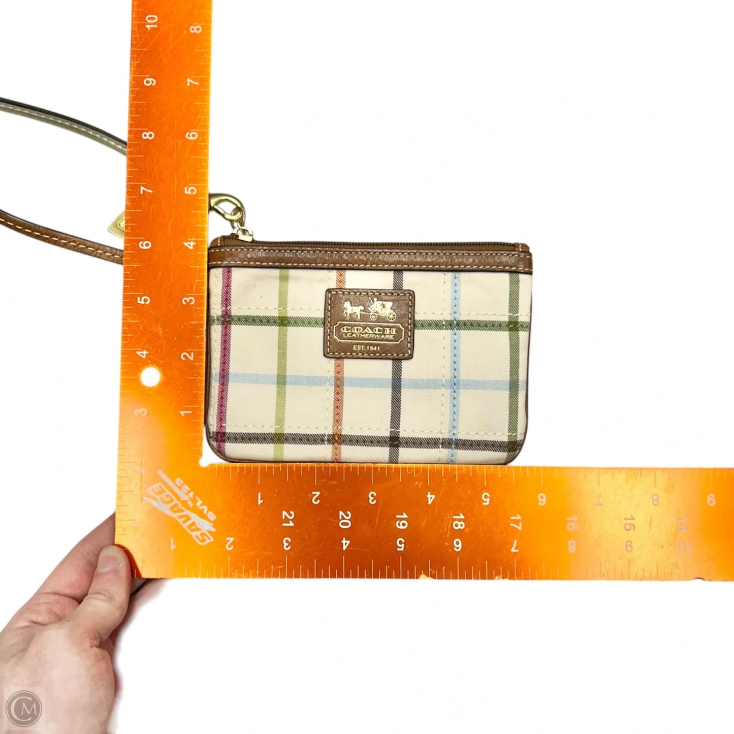 Wristlet Designer By Coach, Size: Small