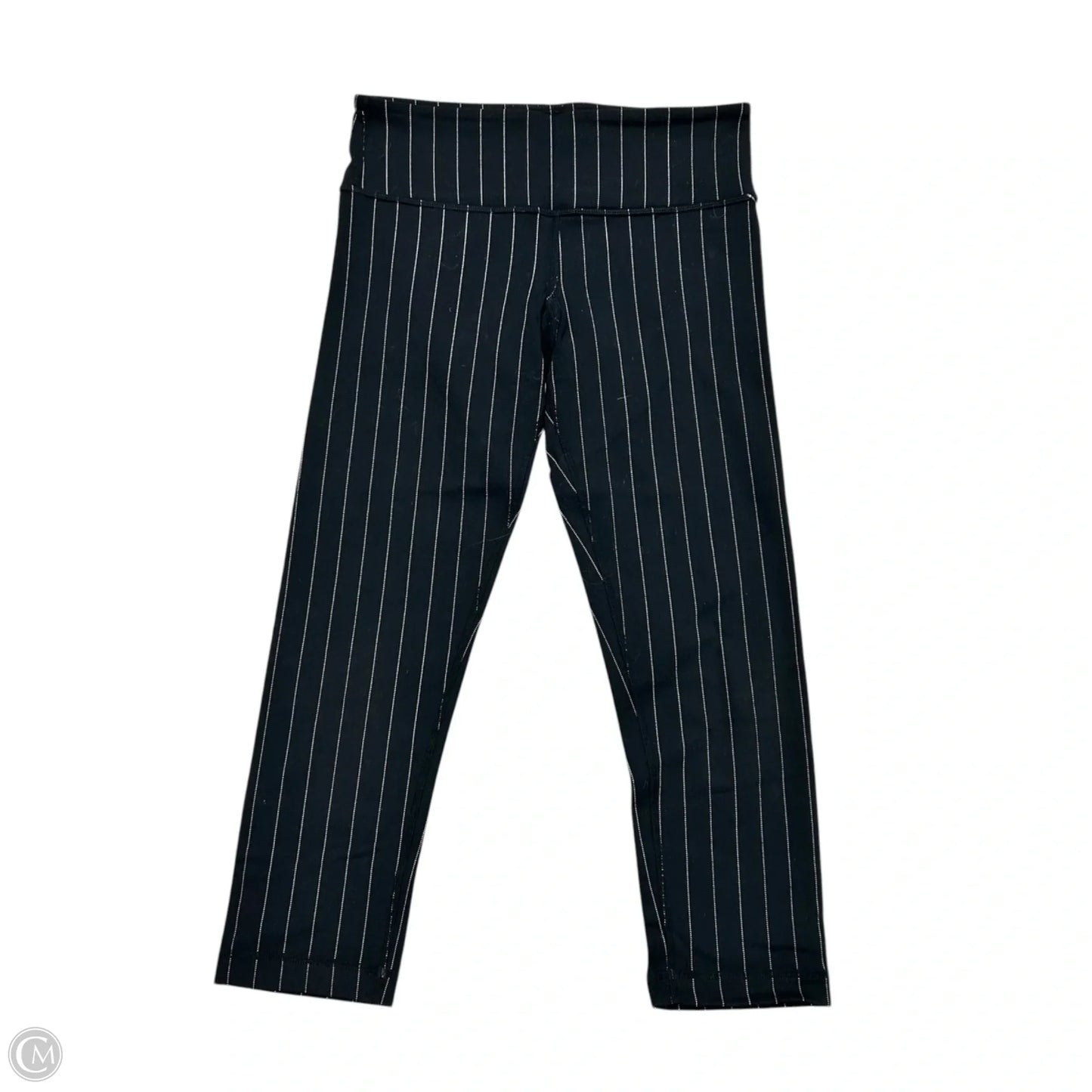 Athletic Leggings Capris By Lululemon In Black & White, Size: S