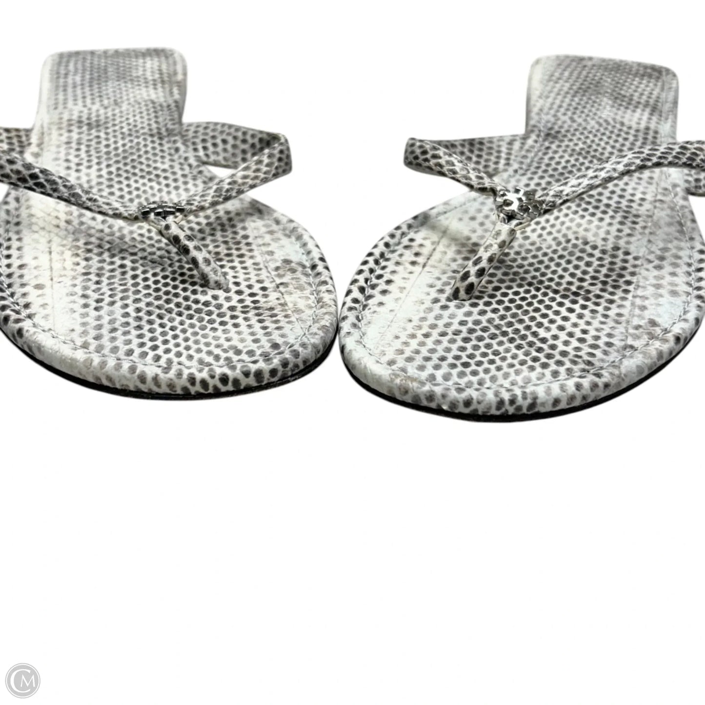 Sandals Designer By Tory Burch In Snakeskin Print, Size: 7