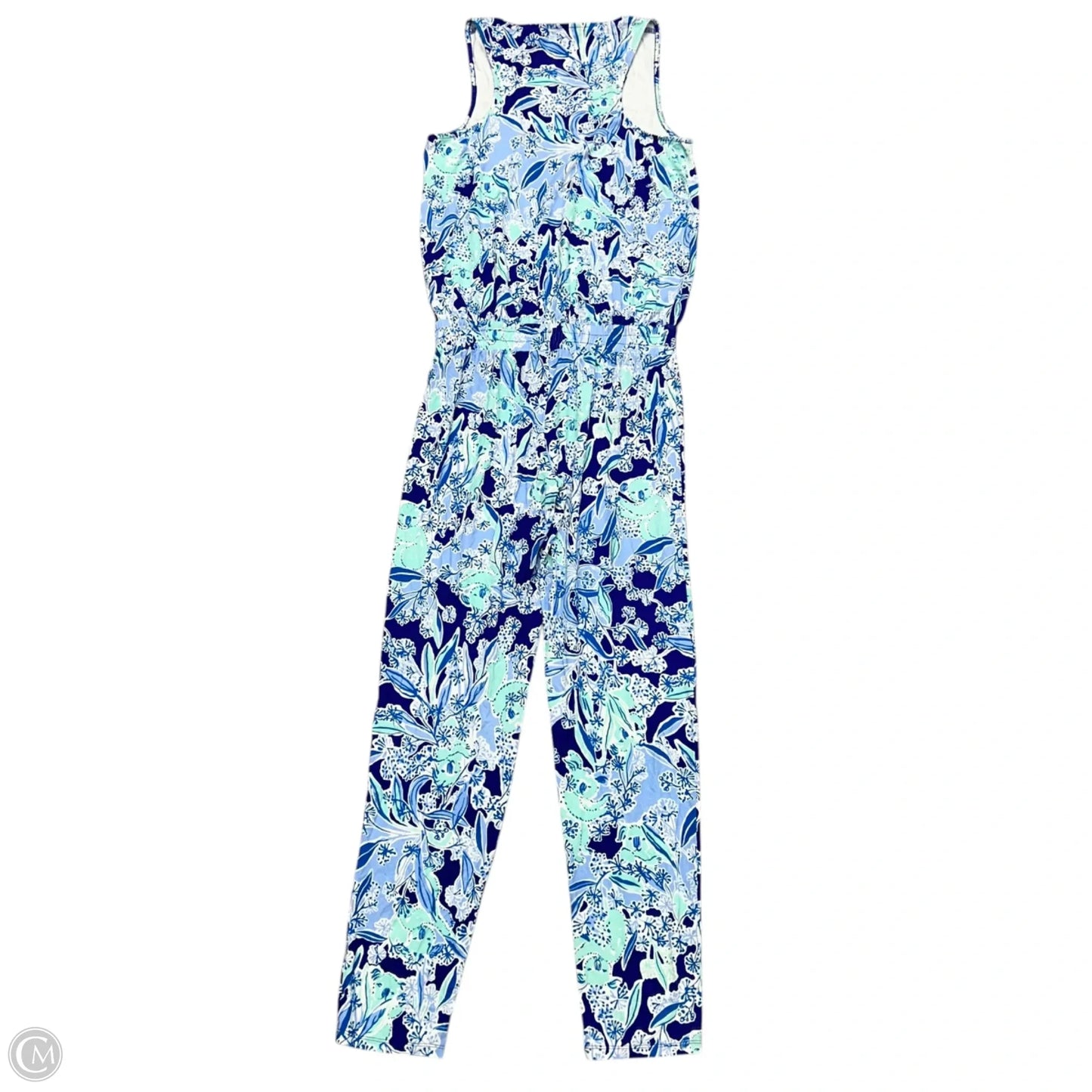Jumpsuit Designer By Lilly Pulitzer In Blue & White, Size: Xs