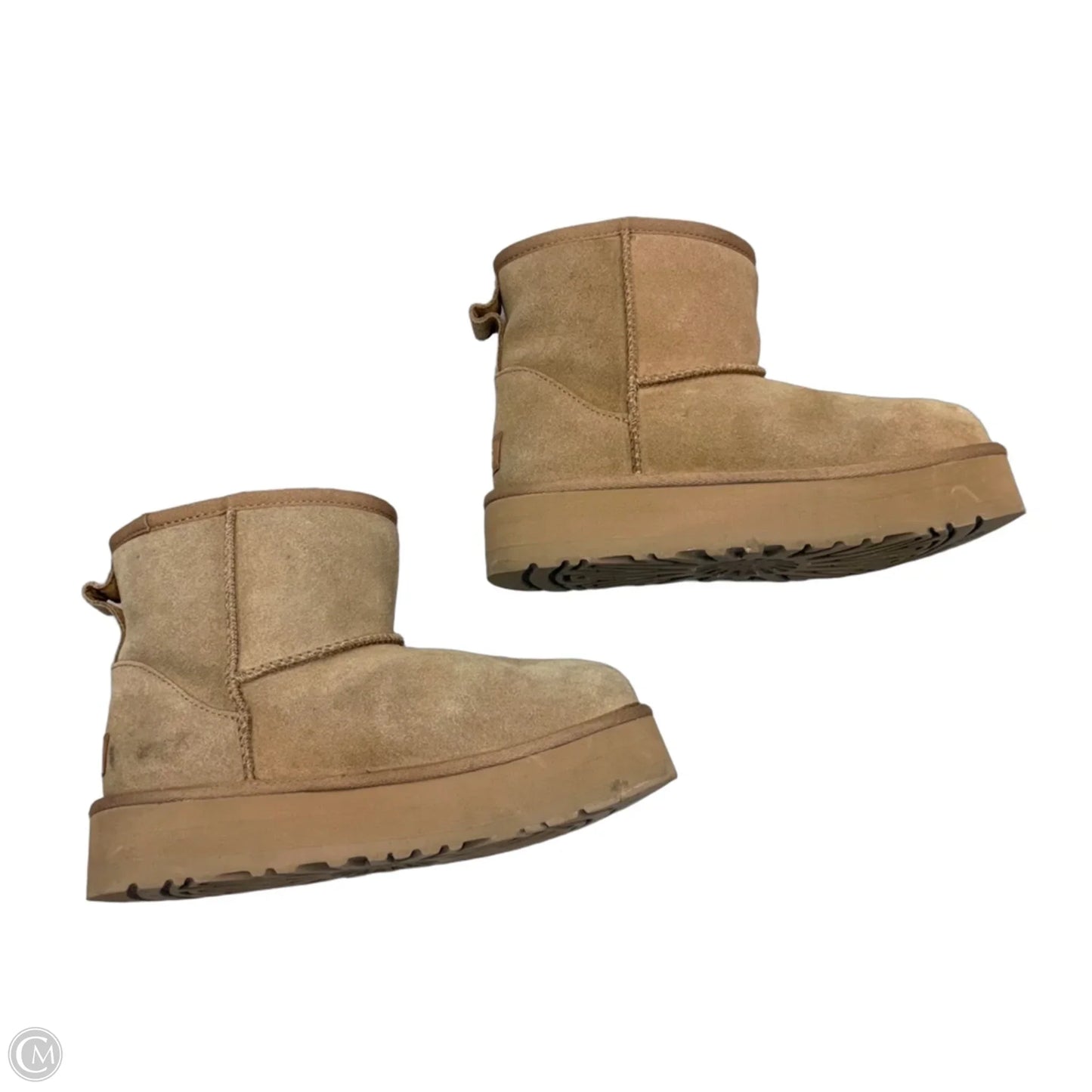 Boots Designer By Ugg In Cream, Size: 5