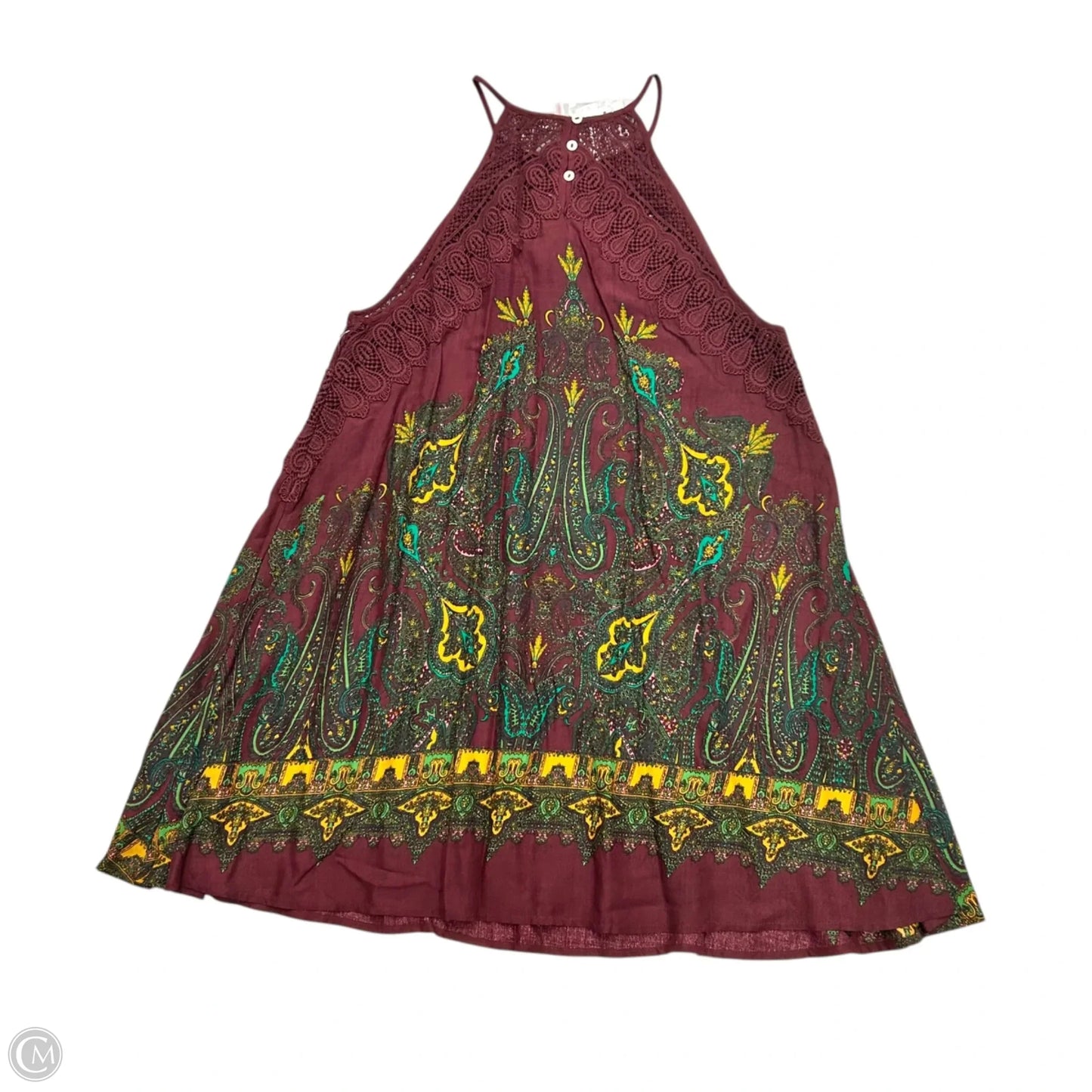 Dress Casual Short By Free People In Maroon, Size: Xs
