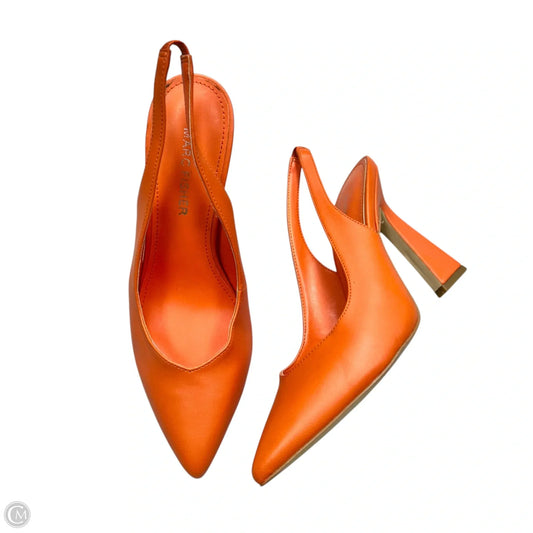 Shoes Heels Stiletto By Marc Fisher In Orange, Size: 6.5