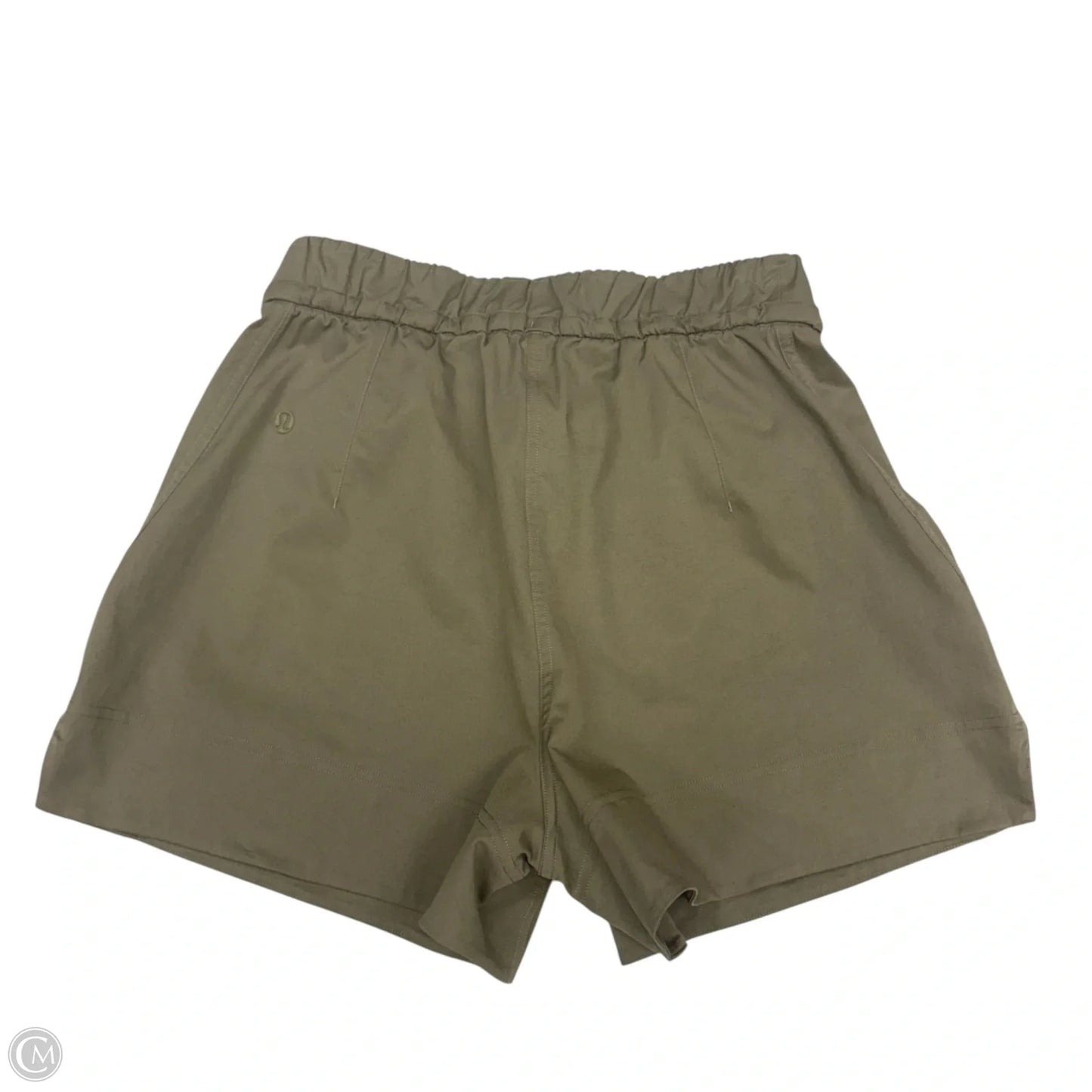 Athletic Shorts By Lululemon In Green, Size: S