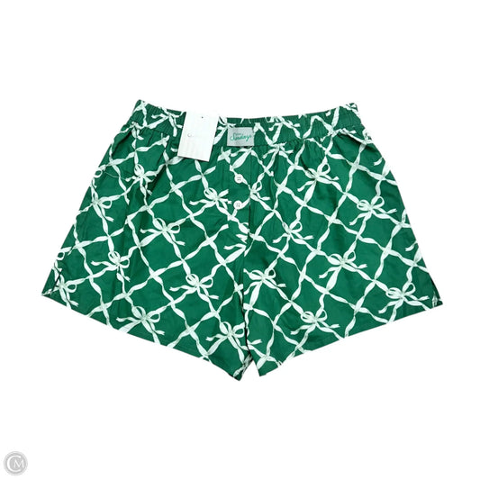 Shorts By In My Sundays In Green, Size: L