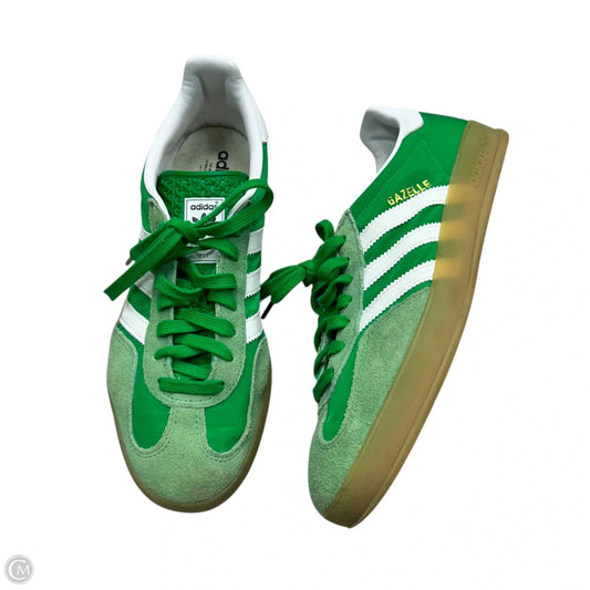Shoes Sneakers By Adidas In Green & White, Size: 11.5