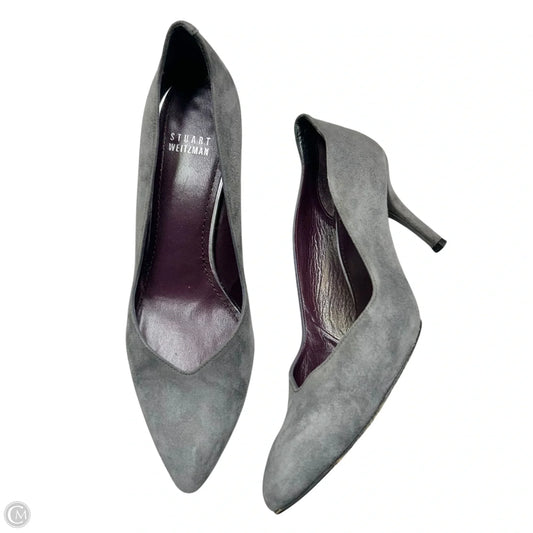 Shoes Designer By Stuart Weitzman In Grey, Size: 8