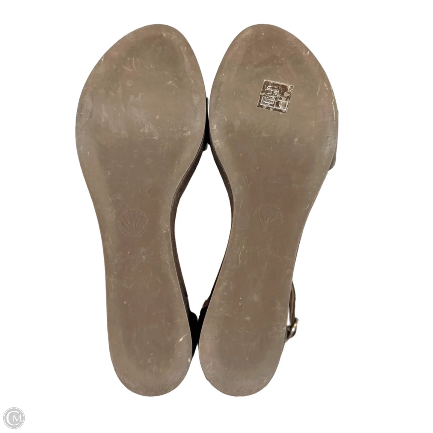 Sandals Heels Wedge By Coclico In Black, Size: 8