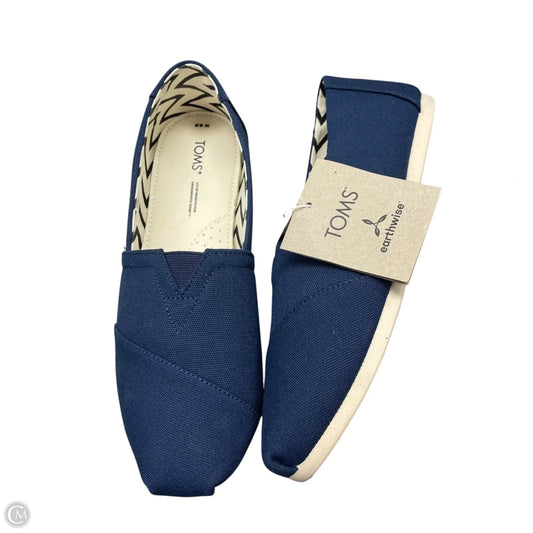 Shoes Flats By Toms In Navy, Size: 9.5