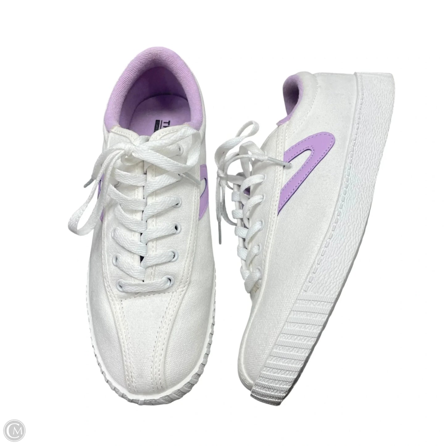 Shoes Sneakers By Tretorn In Purple & White, Size: 9