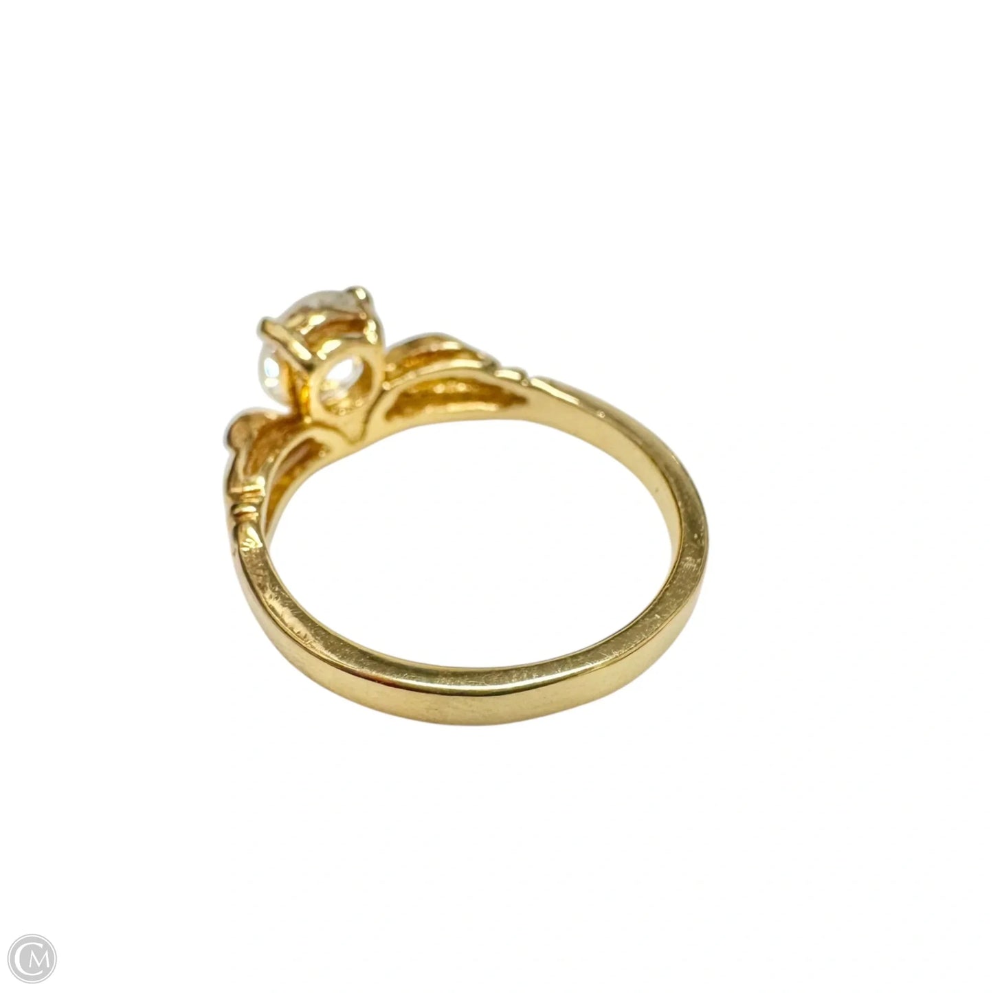 Ring Sterling Silver/14ktgf, Size: 7