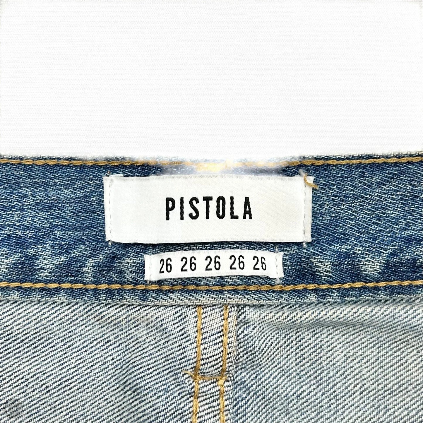 Jeans Straight By Pistola In Blue Denim, Size: 2