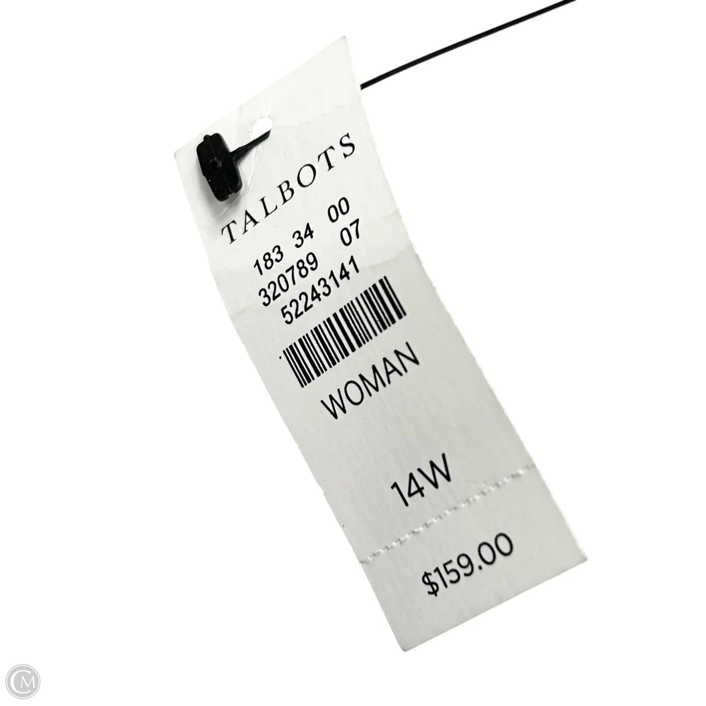 Dress Casual Short By Talbots In Black & White, Size: L
