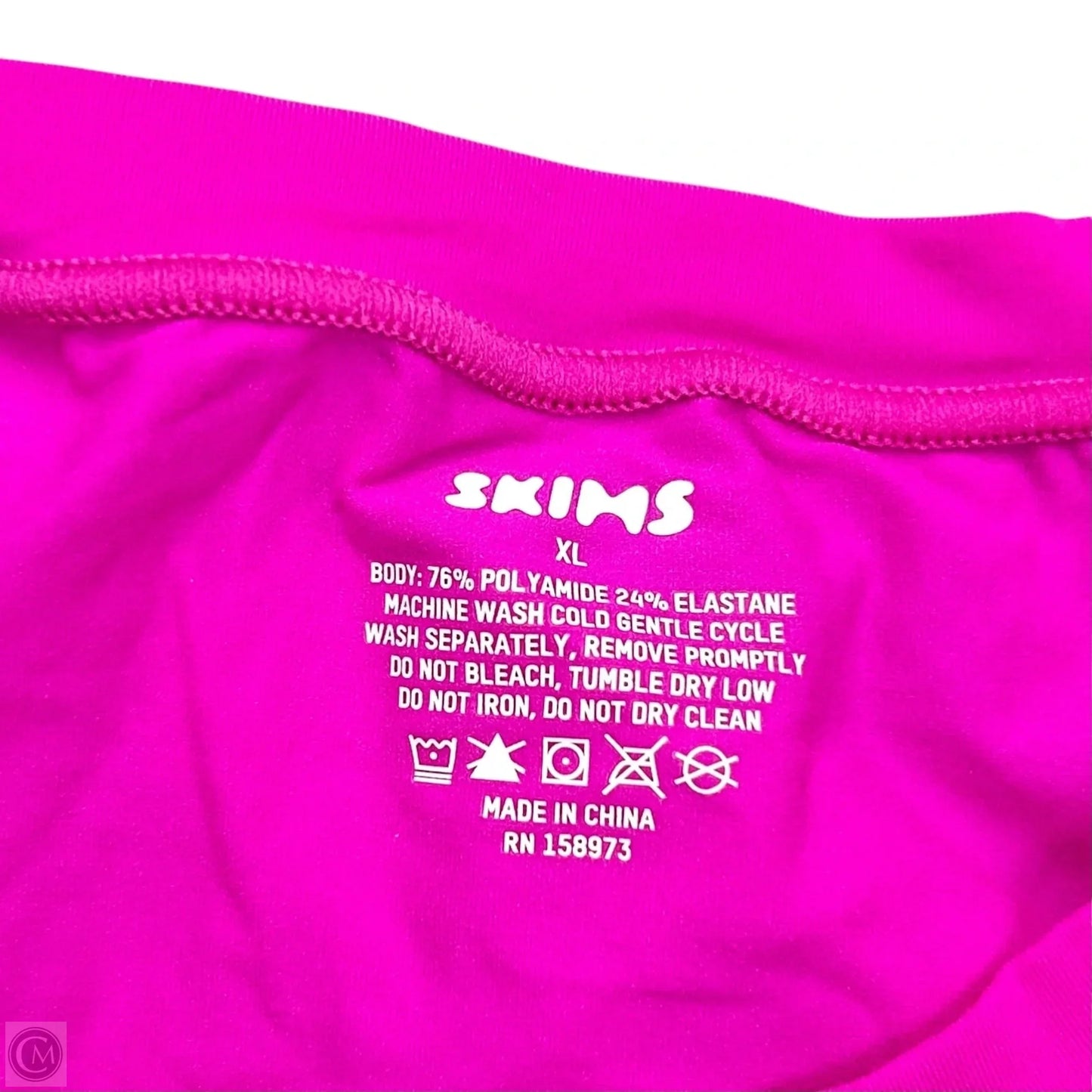 Top Long Sleeve Basic By Skims In Pink, Size: Xl