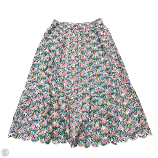 Skirt Maxi By Hyacinth House In Blue & Pink, Size: M