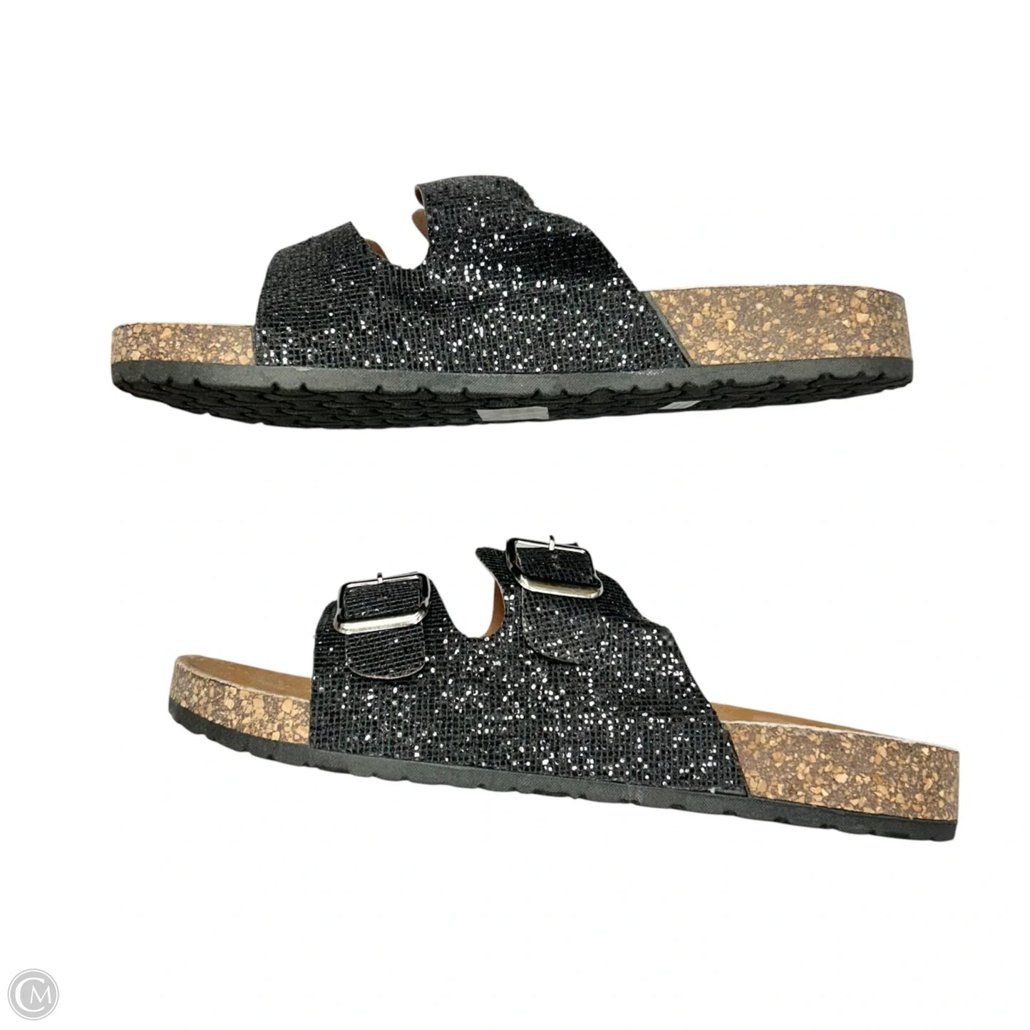 Sandals Flats By H2k In Black, Size: 11