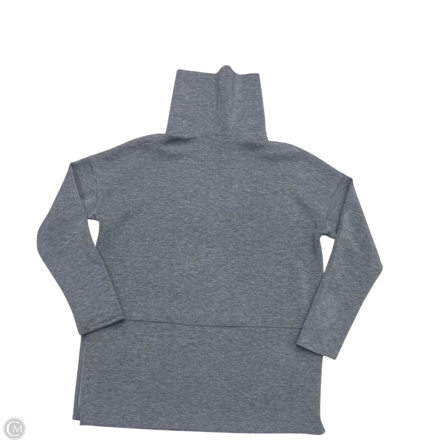 Athletic Sweatshirt Collar By Spanx In Grey, Size: L