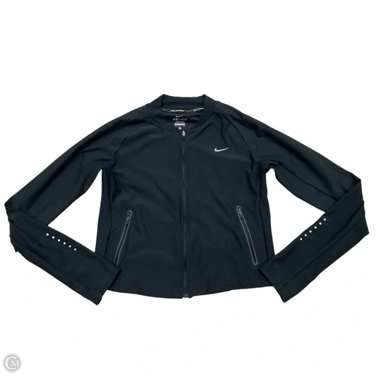 Athletic Jacket By Nike Apparel In Black, Size: S