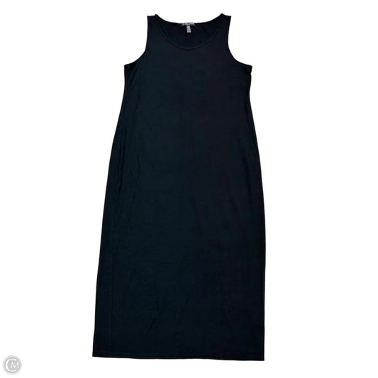 Dress Casual Midi By Eileen Fisher In Black, Size: Mp