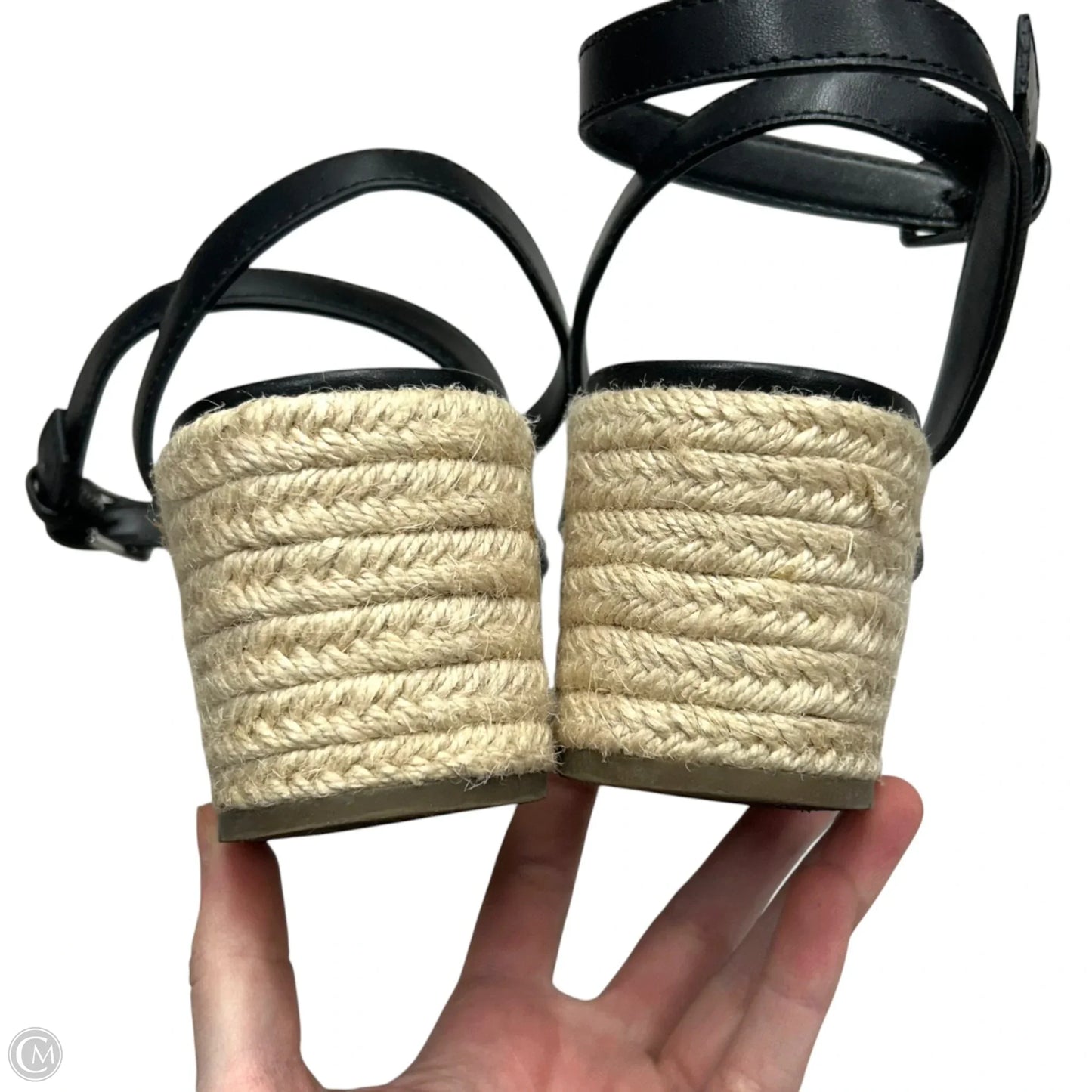 Sandals Heels Platform By Marc Fisher In Black, Size: 7