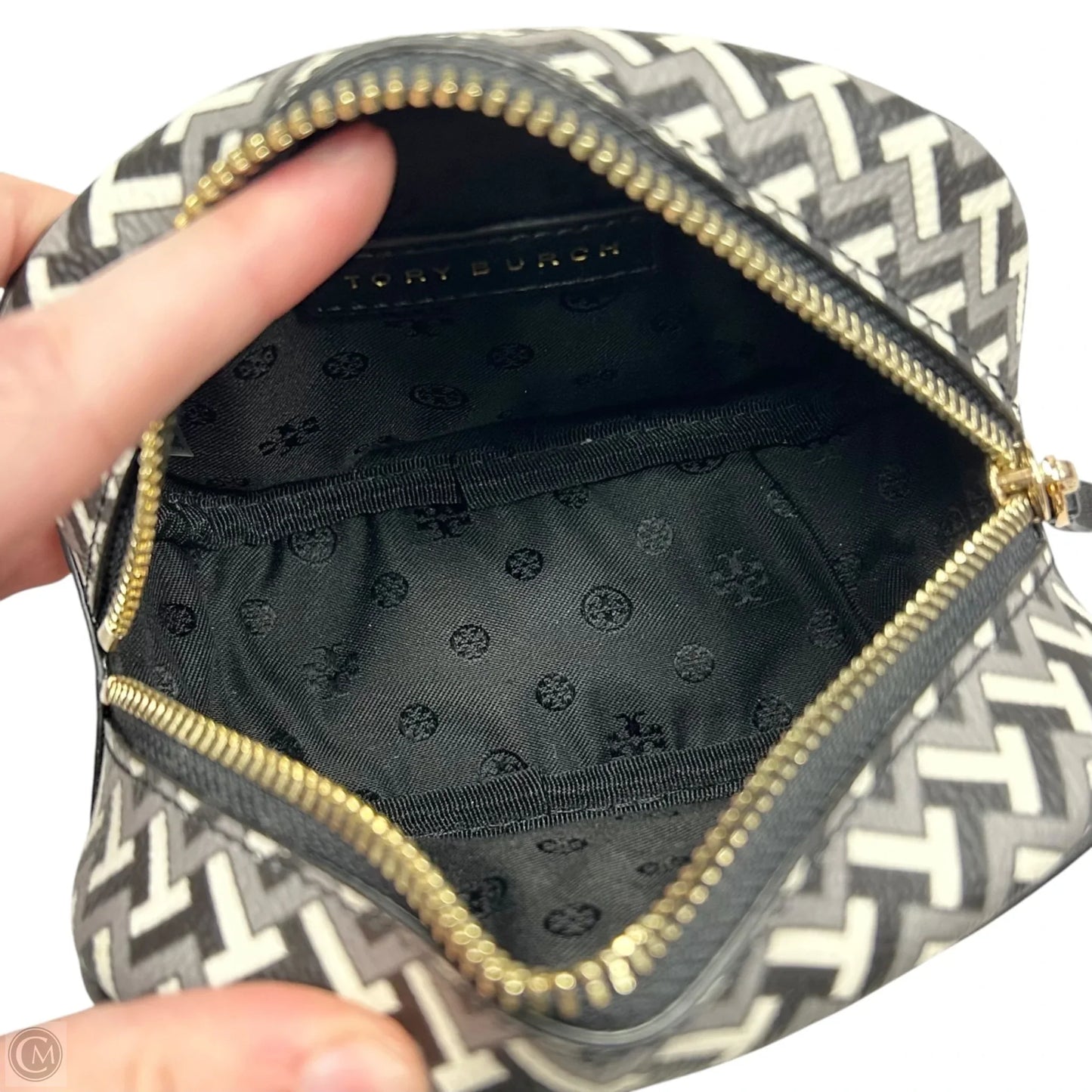 Makeup Bag Designer By Tory Burch, Size: Medium