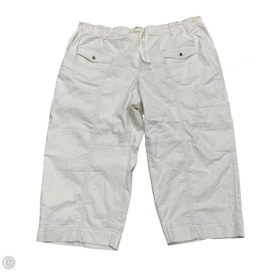 Pants Cargo & Utility By Pilcro In Cream, Size: 3x