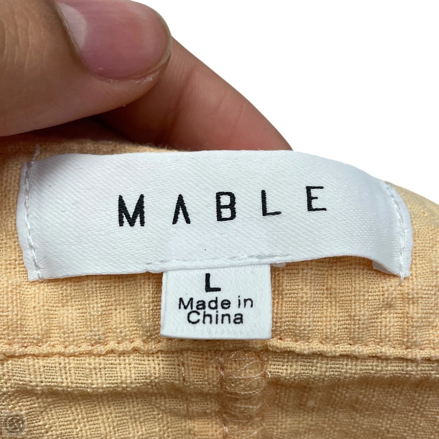 Top Long Sleeve By Mable In Orange, Size: L