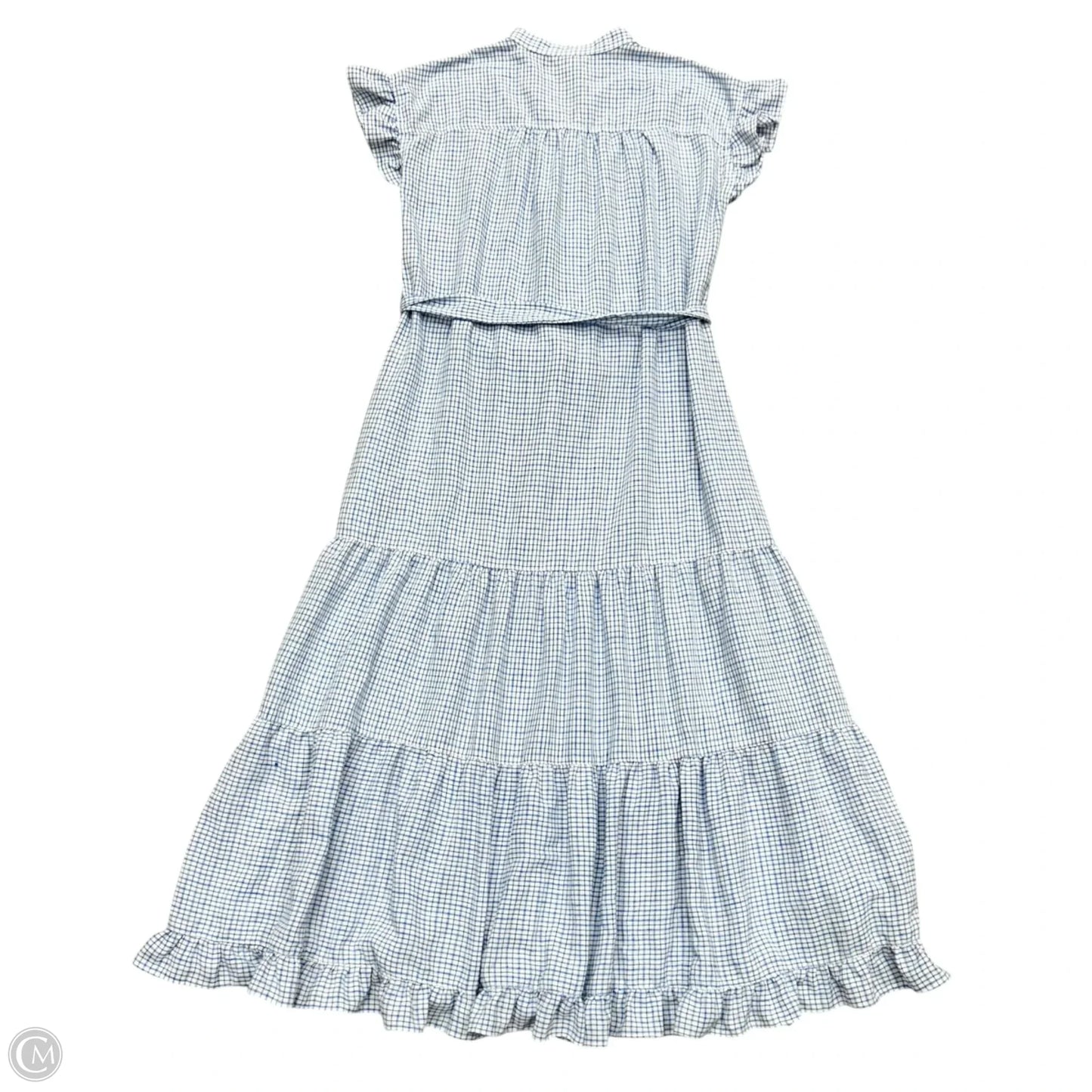Dress Casual Maxi By Max Studio In Blue & White, Size: S
