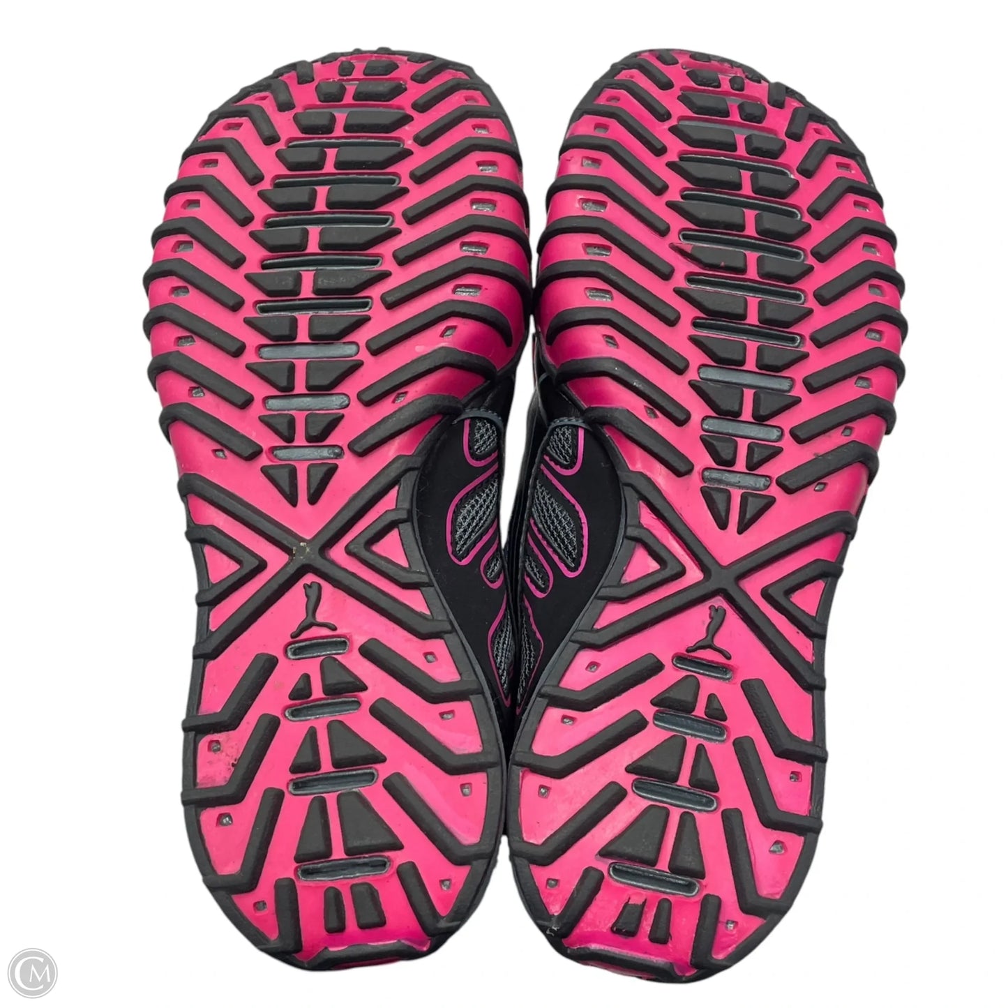 Shoes Athletic By Puma In Black & Pink, Size: 8.5