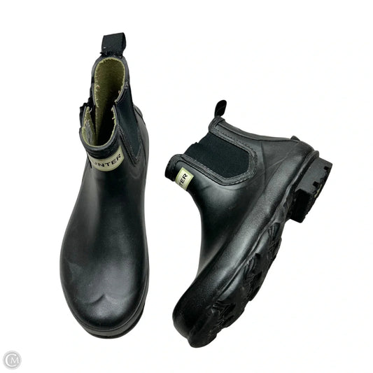 Boots Rain By Hunter In Black, Size: 7