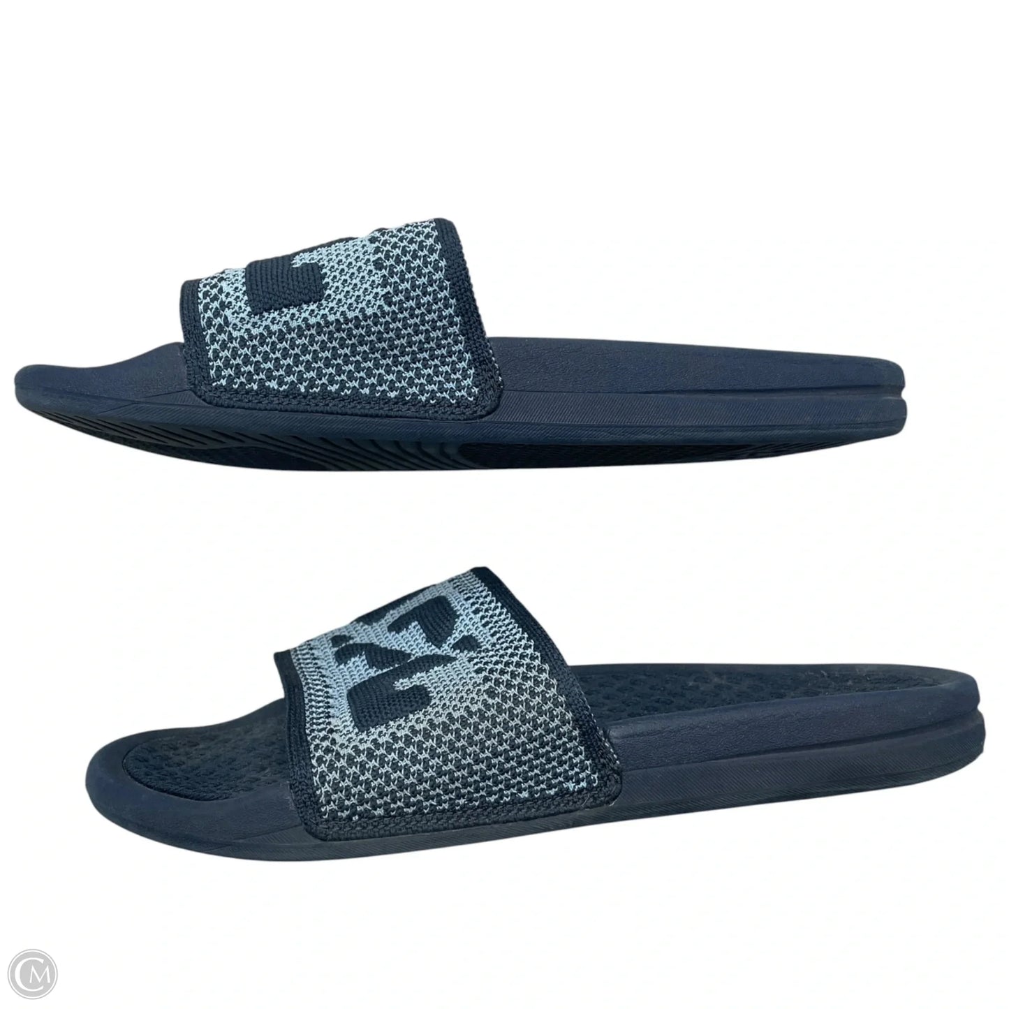 Sandals Designer By Apl In Navy, Size: 9