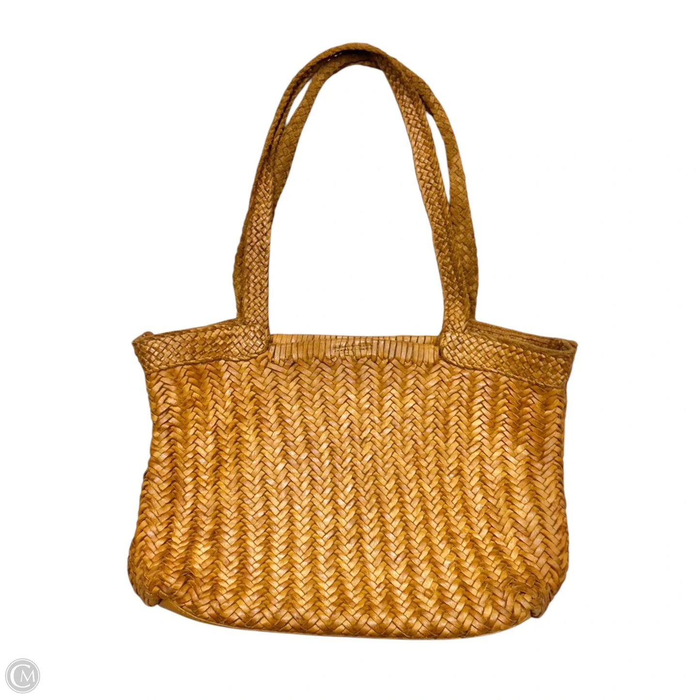 Handbag Leather By Vilenca, Size: Medium