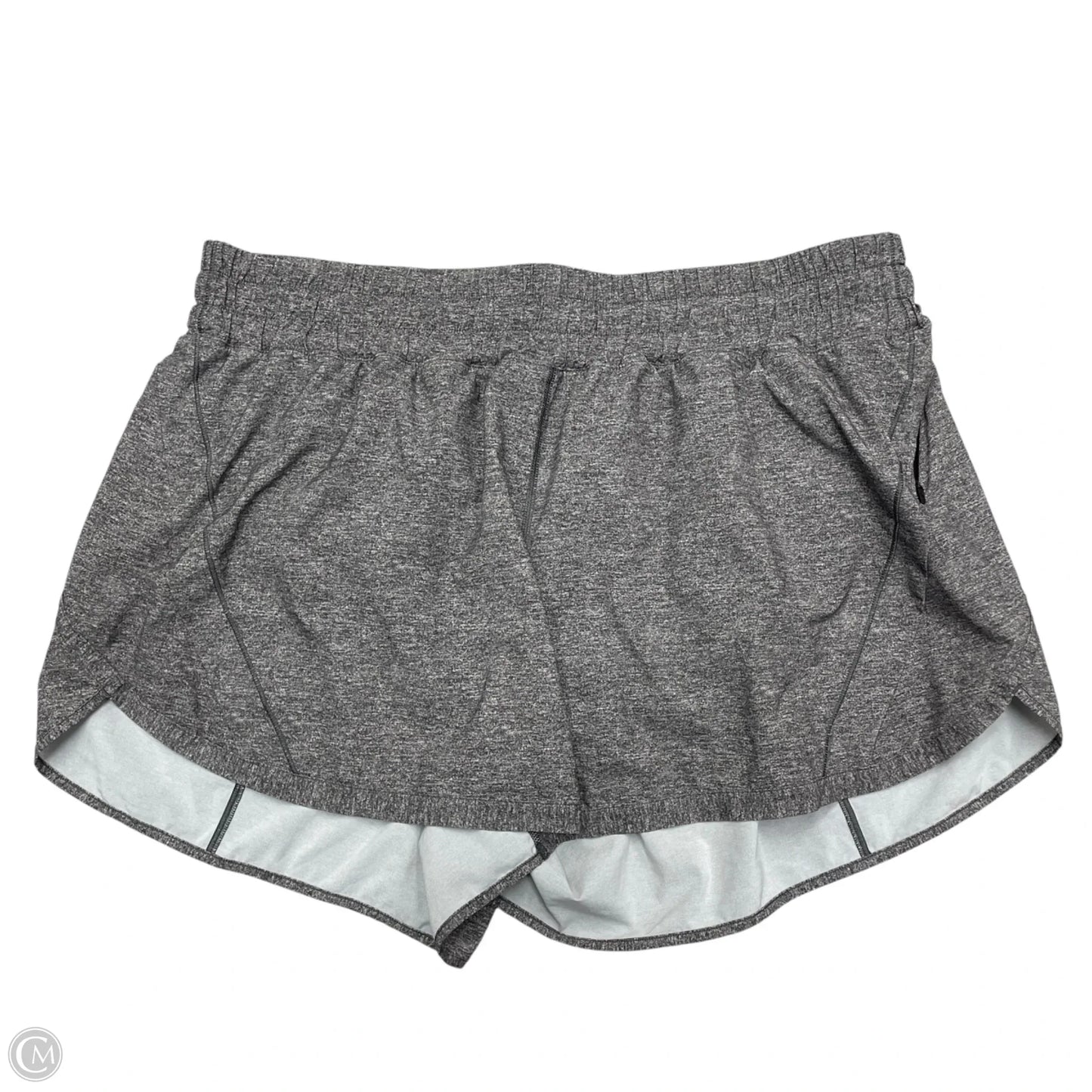 Athletic Shorts By Lululemon In Grey, Size: 2x