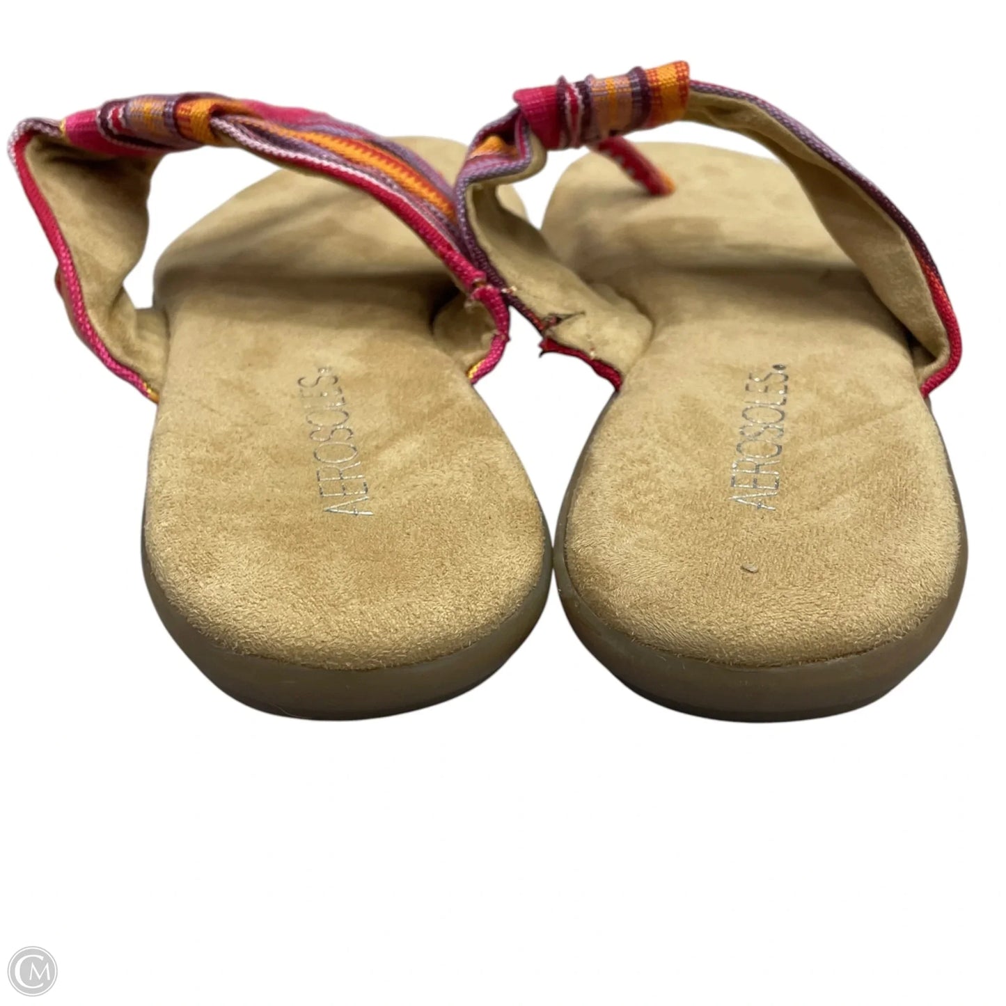 Sandals Flip Flops By Aerosoles In Pink & Purple, Size: 7.5