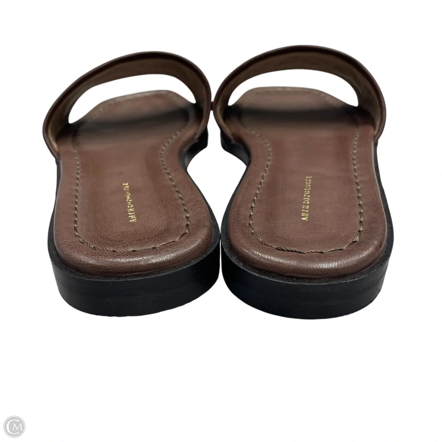 Sandals Flats By Anthropologie In Brown, Size: 7.5