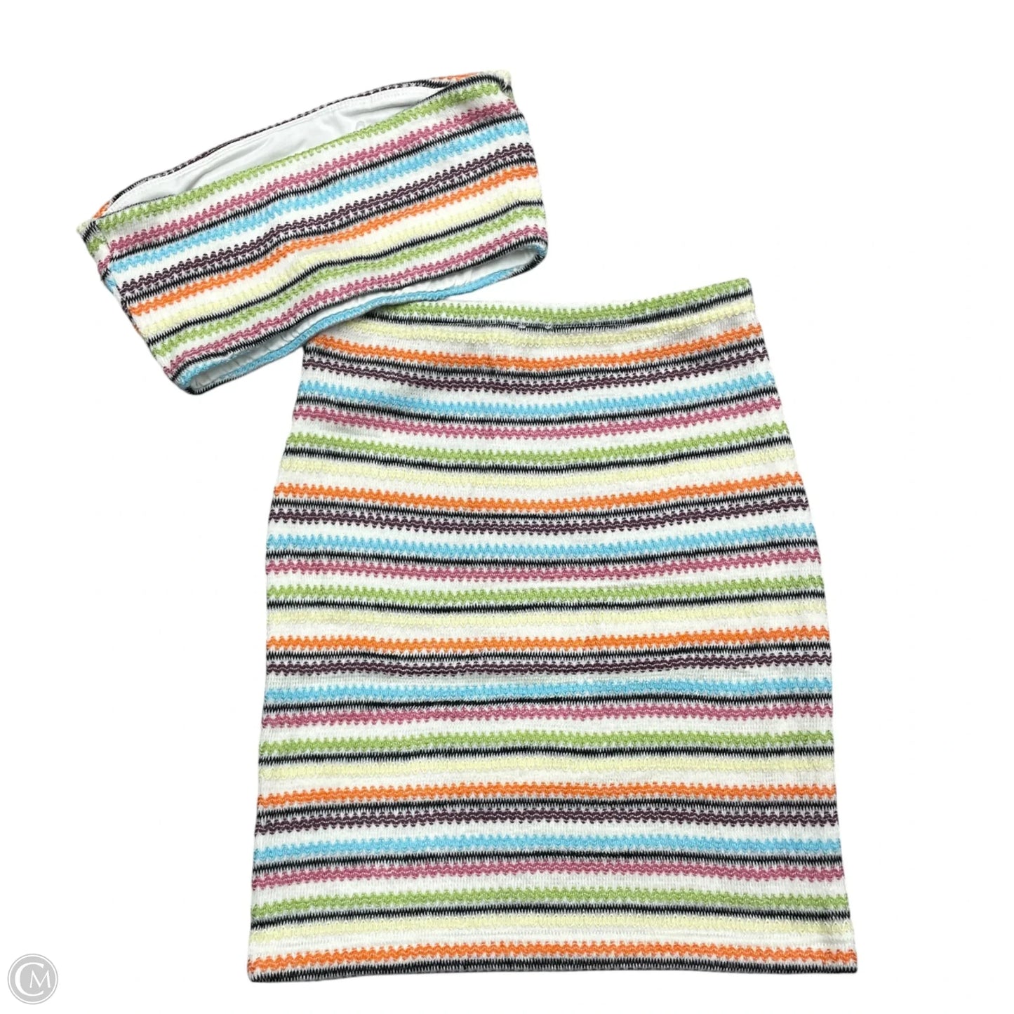 Skirt Set 2pc By Princess Polly In Rainbow Print, Size: Xs