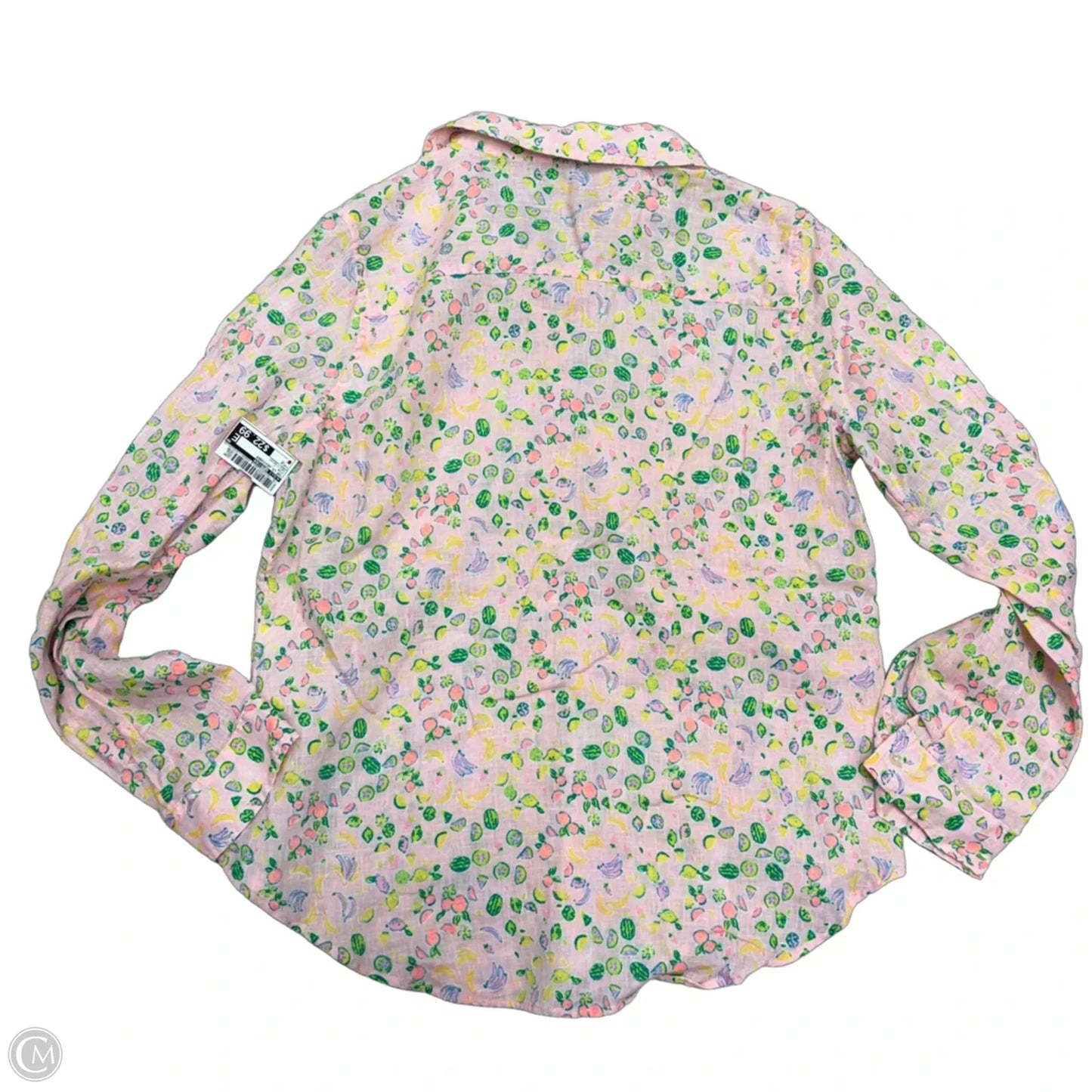 Top Long Sleeve Designer By Lilly Pulitzer In Pink, Size: M