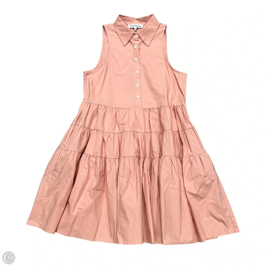 Dress Casual Midi By En Saison In Peach, Size: Xs