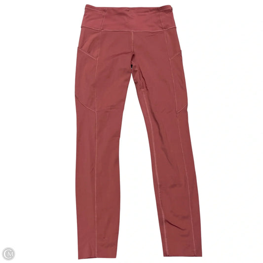 Athletic Leggings By Lululemon In Pink, Size: S