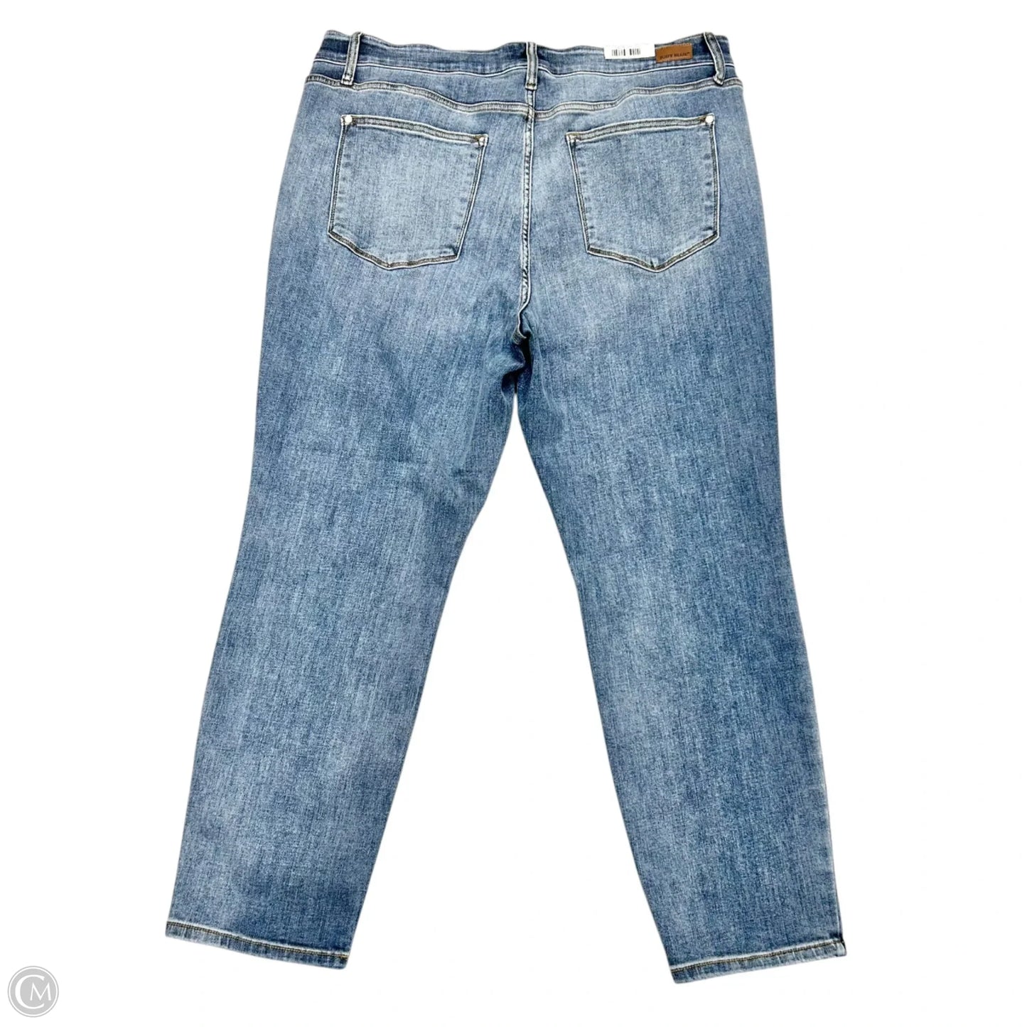 Jeans Straight By Judy Blue In Blue Denim, Size: 22