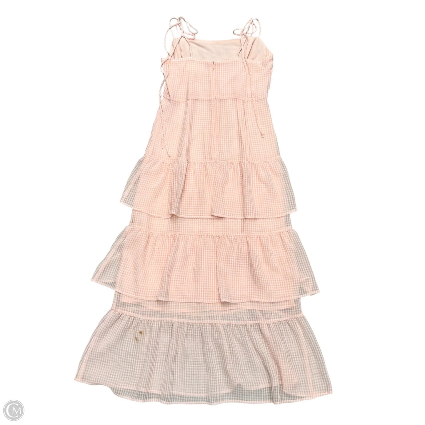 Dress Party Midi By Capulet In Pink & White, Size: Xs