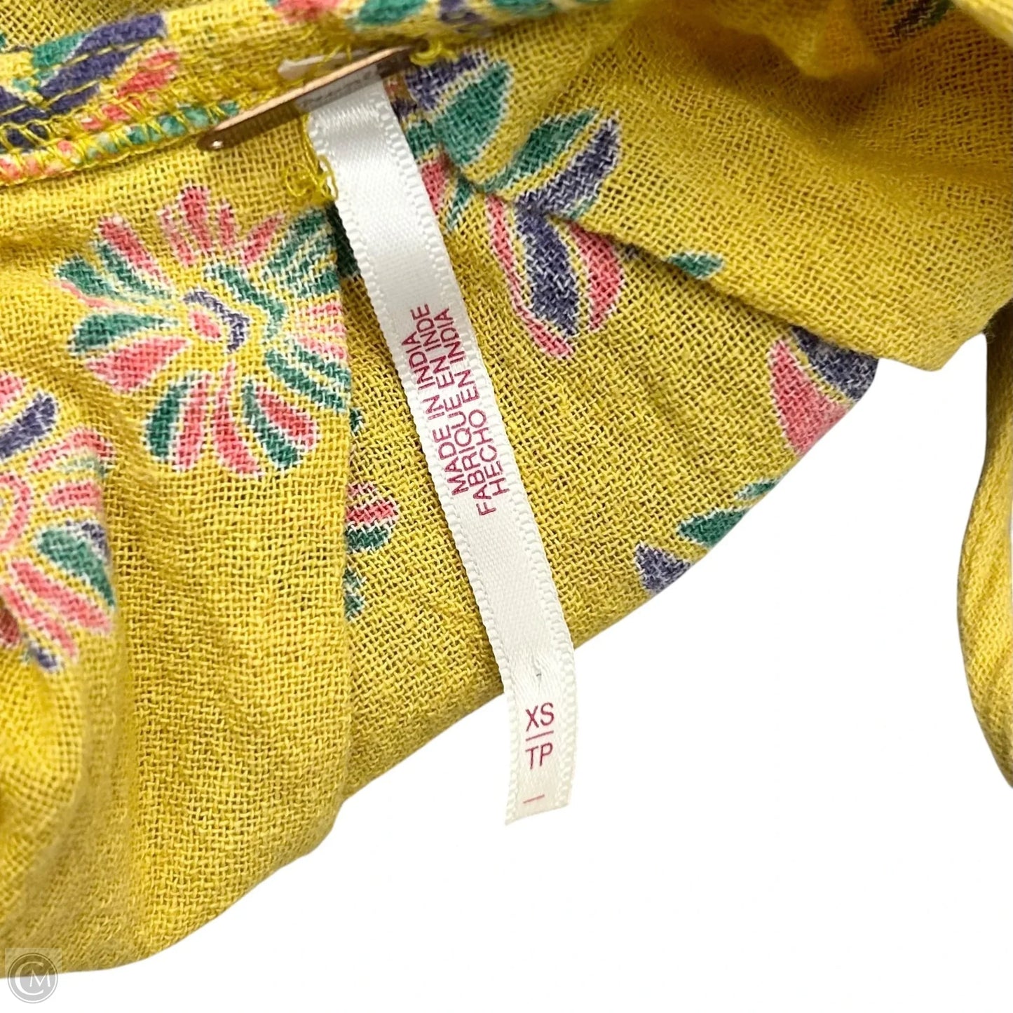 Top Sleeveless By Free People In Yellow, Size: Xs
