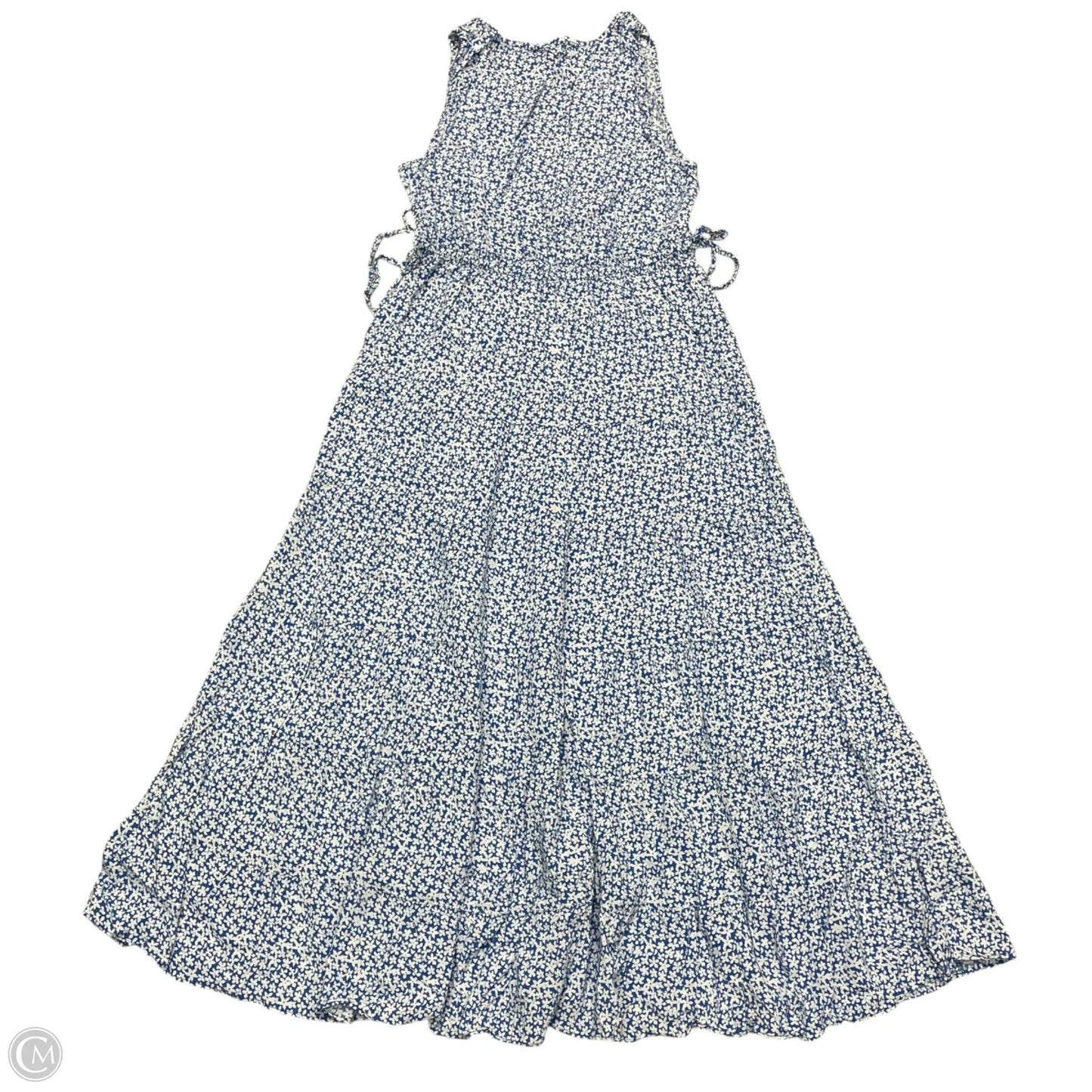 Dress Casual Maxi By Max Studio In Blue & White, Size: S