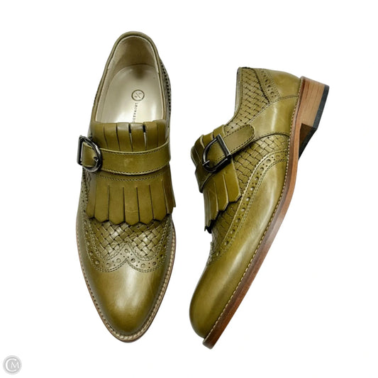Shoes Flats By Leonardo Principi In Green, Size: 5.5