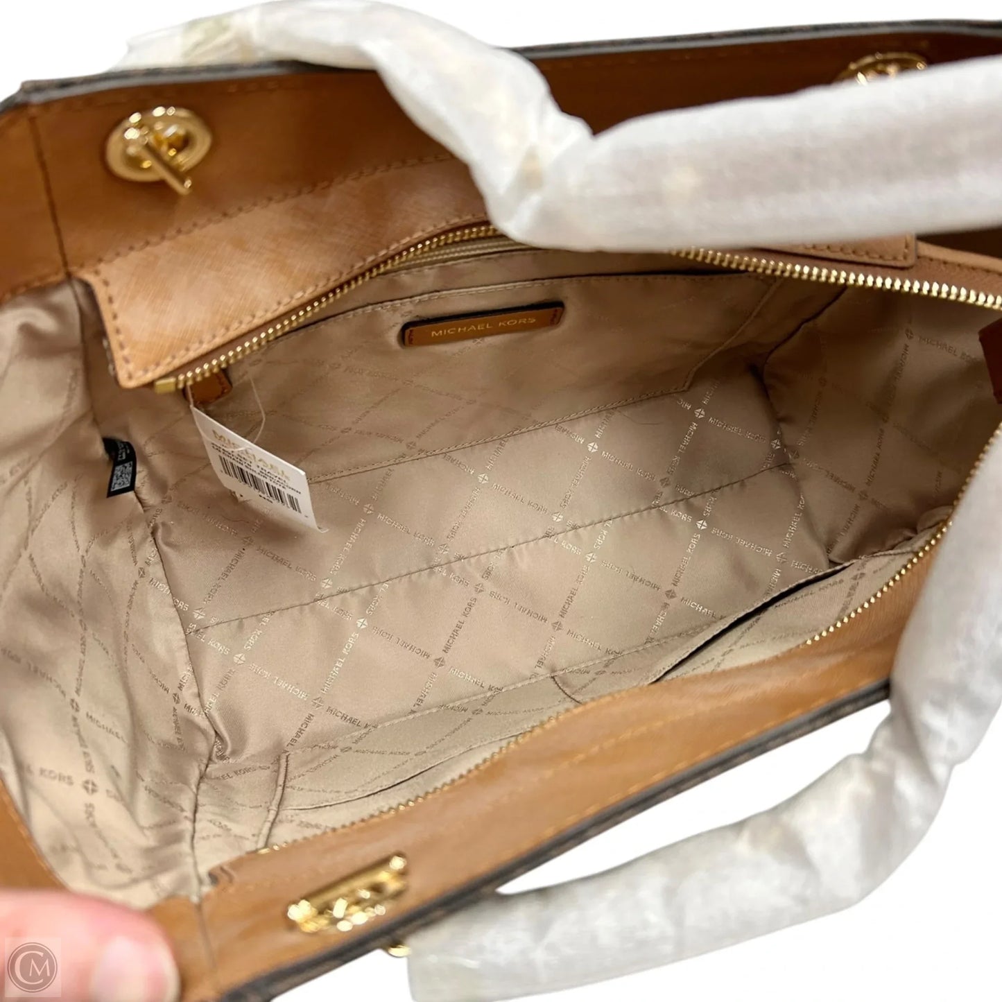 Handbag Designer By Michael Kors, Size: Large