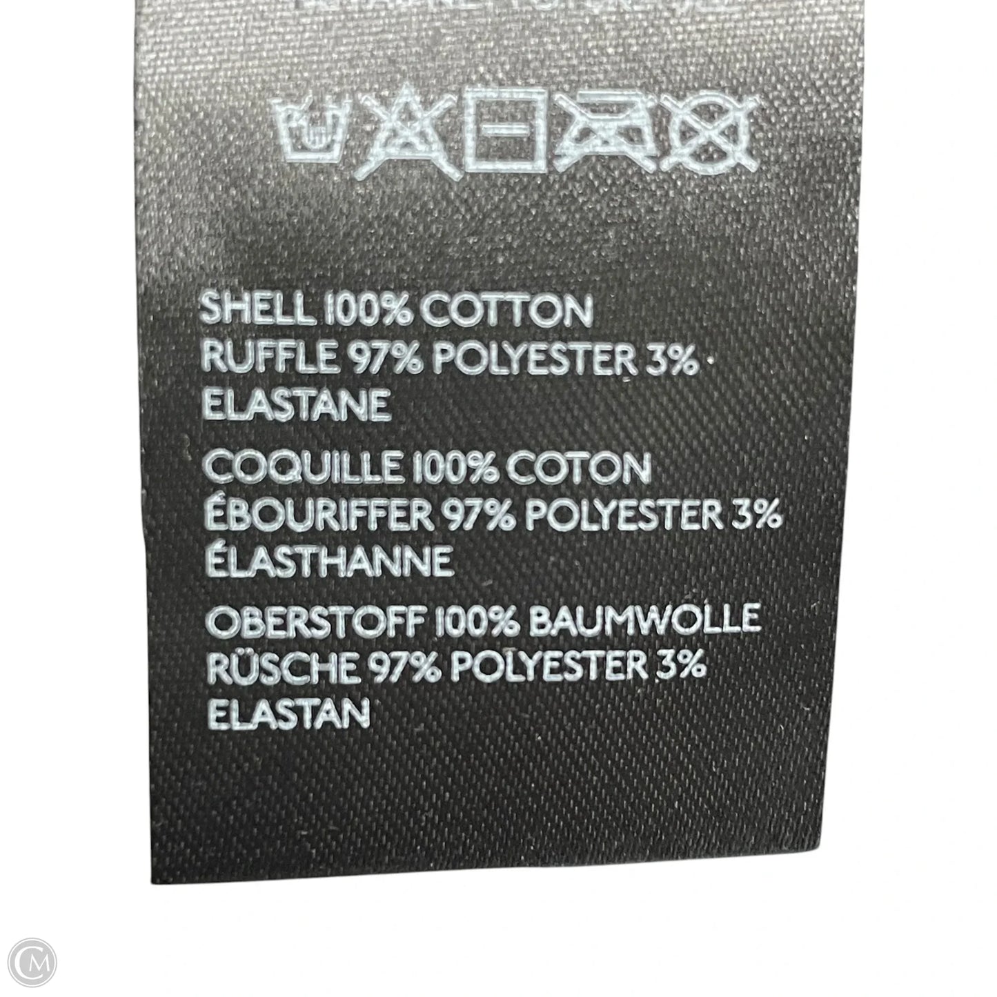 Top Short Sleeve By Pilcro In Black & Gold, Size: Xxs