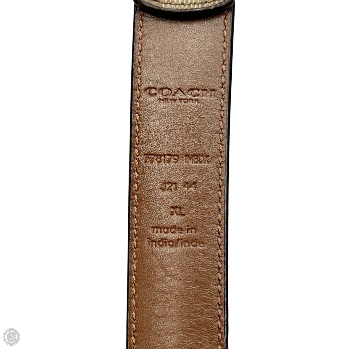 Belt Designer By Coach, Size: Xl