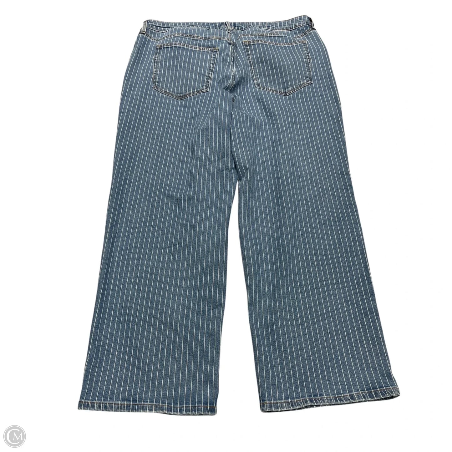 Jeans Wide Leg By Ava & Viv In Blue Denim, Size: 20
