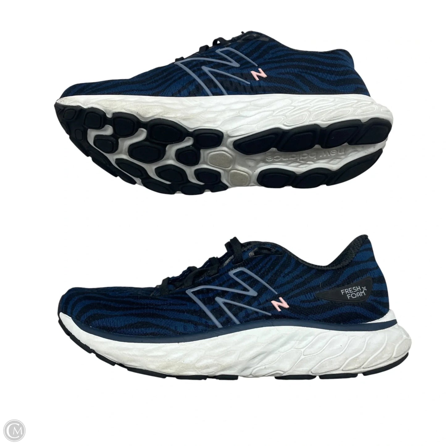 Shoes Athletic By New Balance In Black & Blue, Size: 8.5